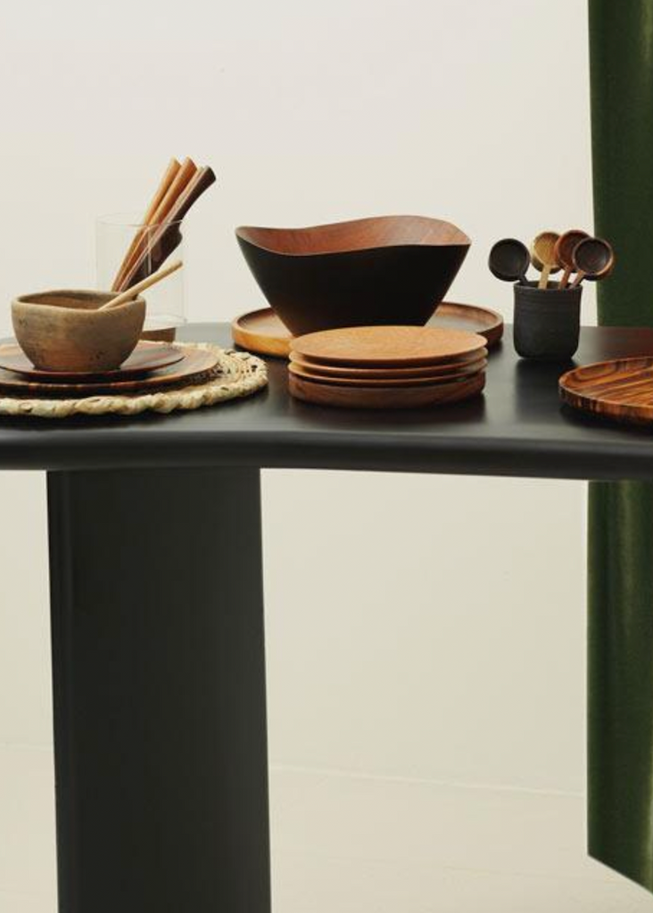 Itza | Large Wave Bowl | Mahogany Charred