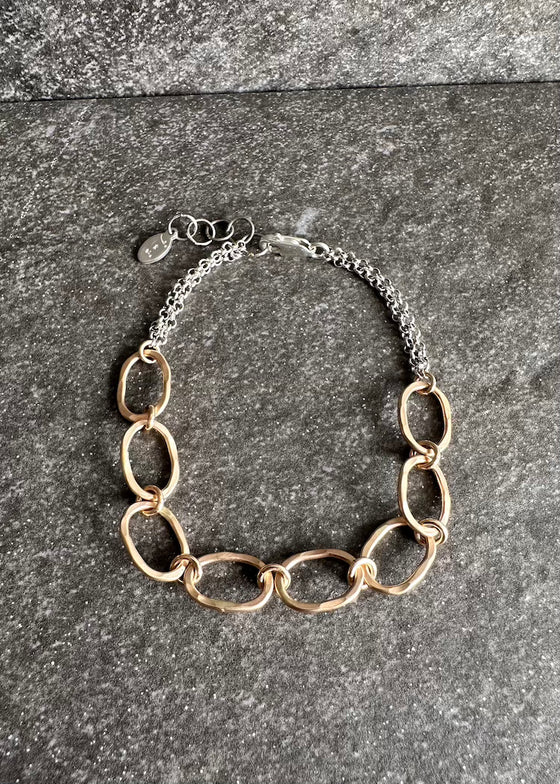 J&I Jewelry | 14kgf Link Bracelet