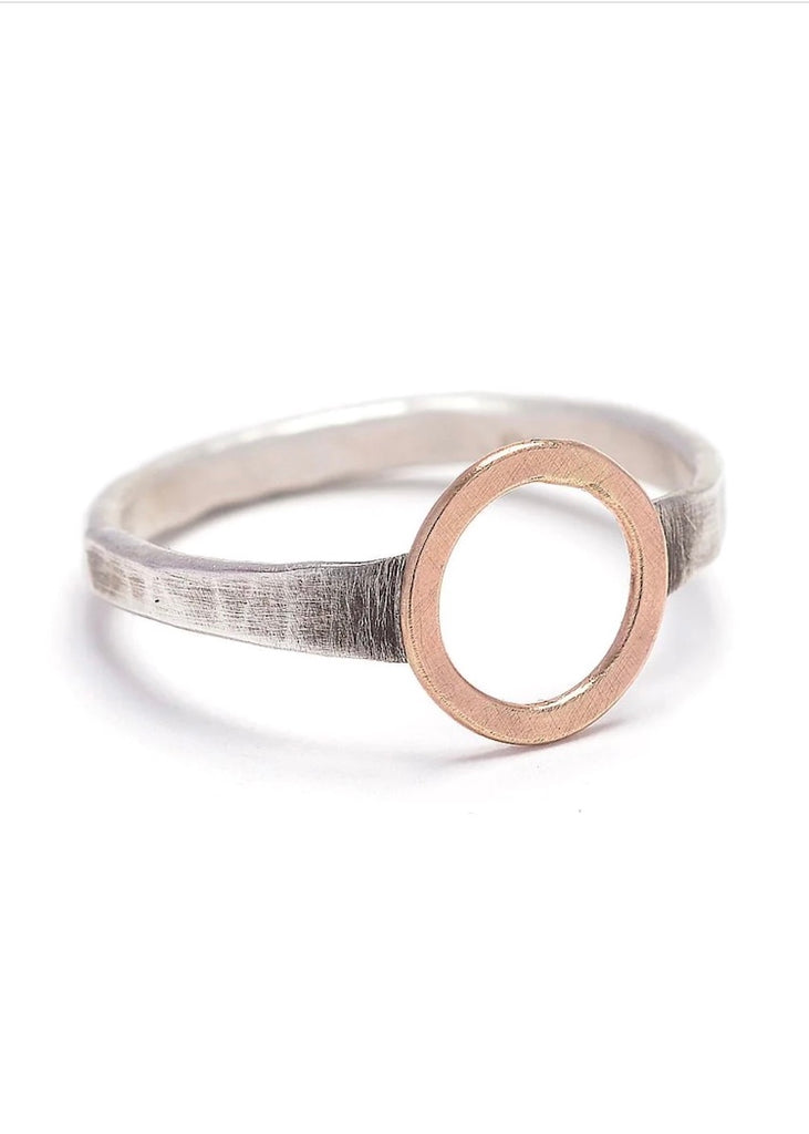 J&I Jewelry | Open 14kt Gold Fill Circle with OX Band