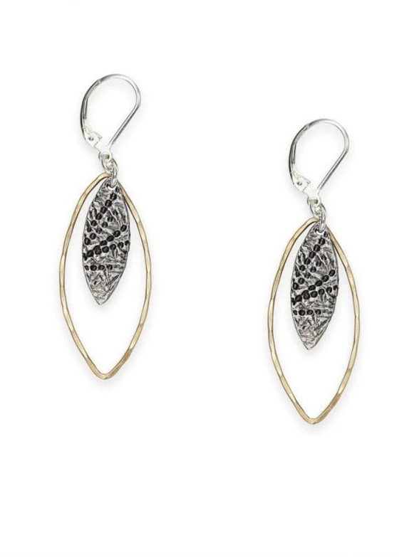 J&I Jewelry | Sterling Marquise Drop Earring