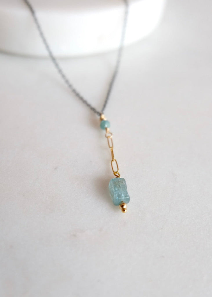 James & Jezebelle | Apatite Lariat Necklace