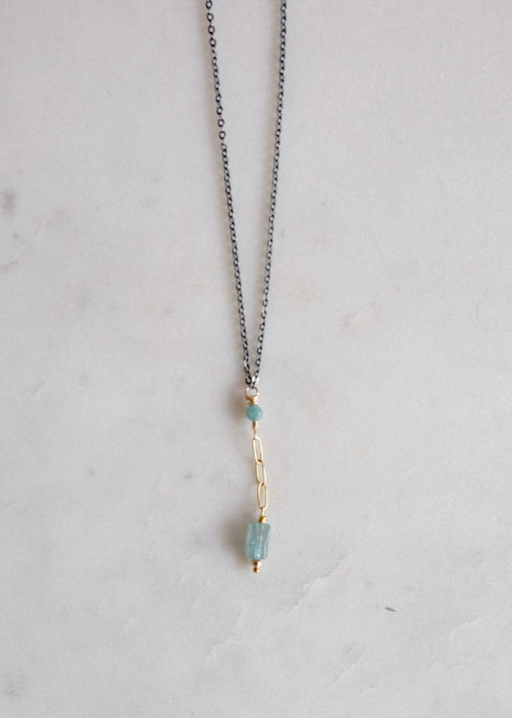 James & Jezebelle | Apatite Lariat Necklace