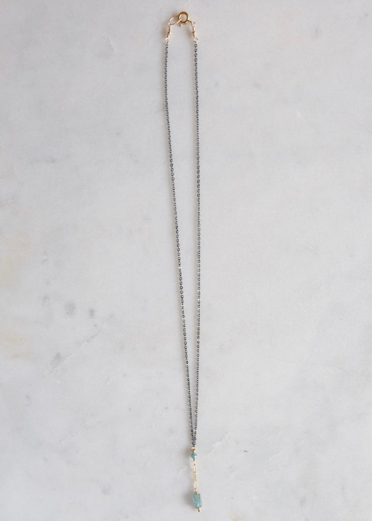 James & Jezebelle | Apatite Lariat Necklace