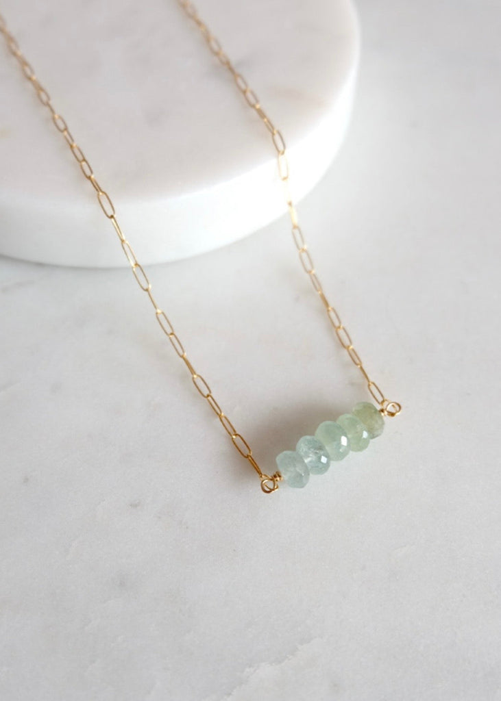 James & Jezebelle | Aquamarine Necklace