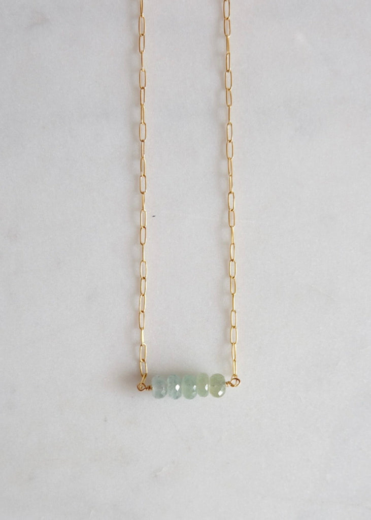James & Jezebelle | Aquamarine Necklace