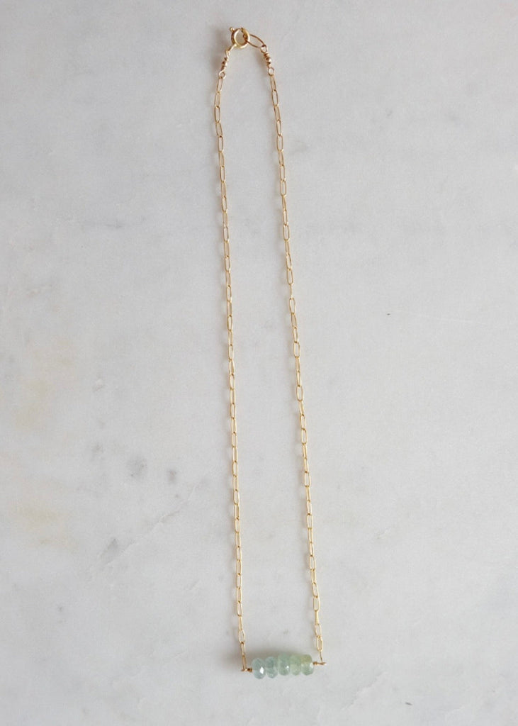 James & Jezebelle | Aquamarine Necklace