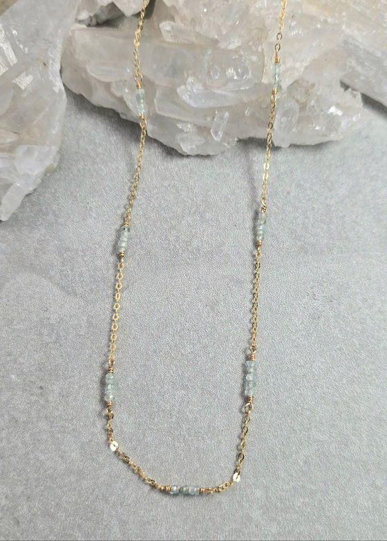 James + Jezebelle | Aquamarine Necklace