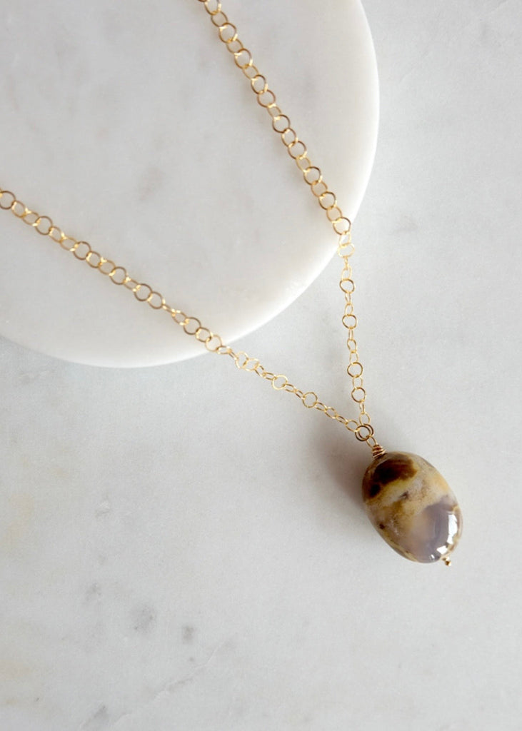 James & Jezebelle | Australian Thunder Egg Necklace