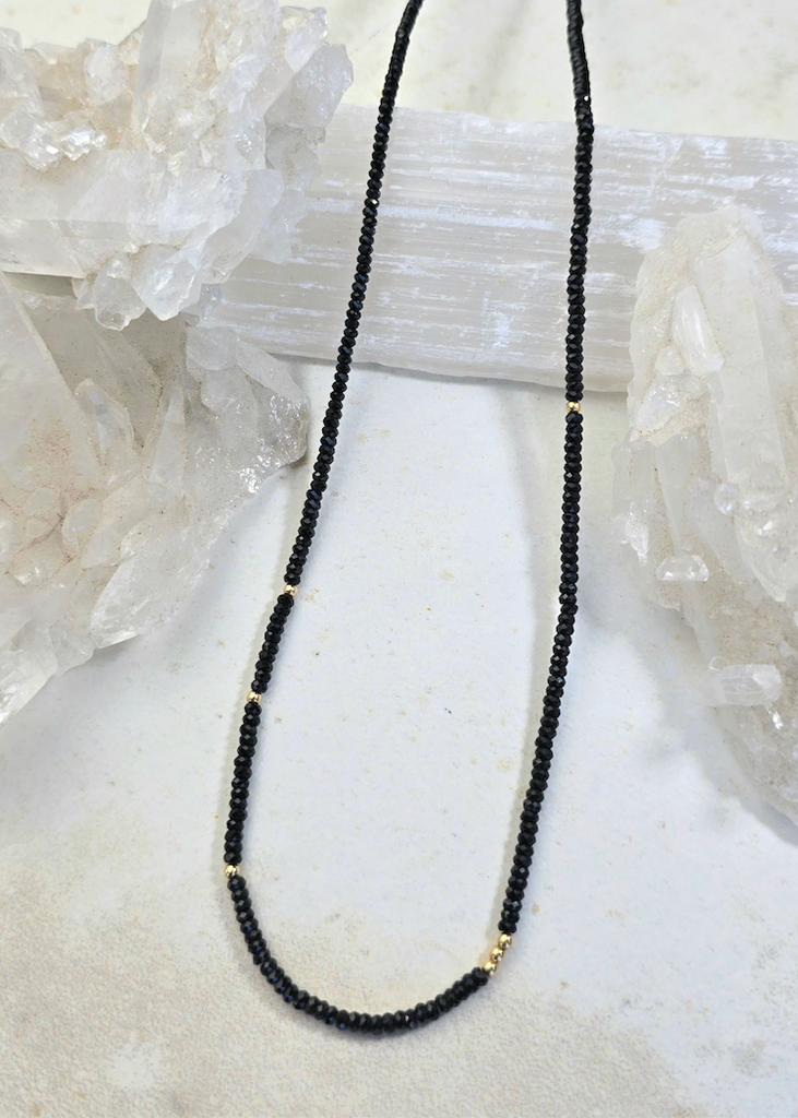 James + Jezebelle | Black Spinel Necklace