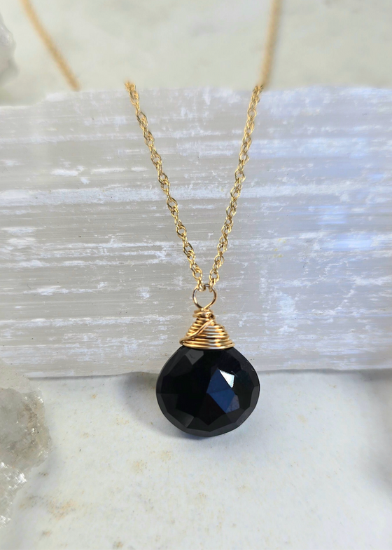 James + Jezebelle | Black Spinel Necklace