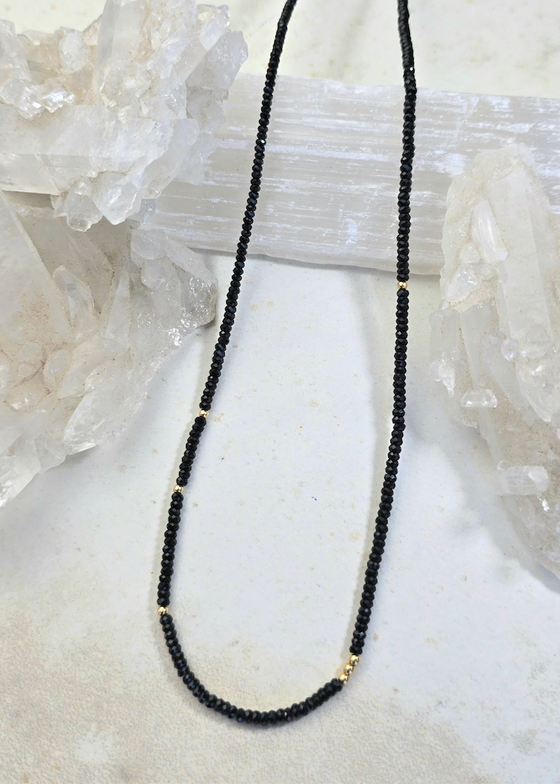 James + Jezebelle | Black Spinel Necklace