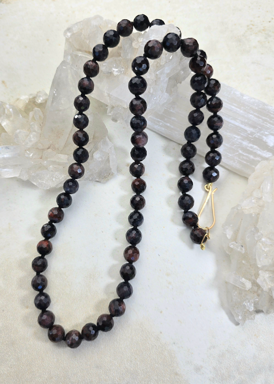 James + Jezebelle | Blue Tiger's Eye Necklace
