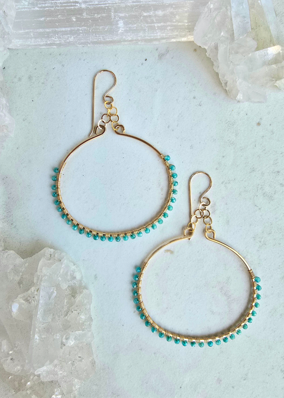 James & Jezebelle | Brazilian Emerald Earrings