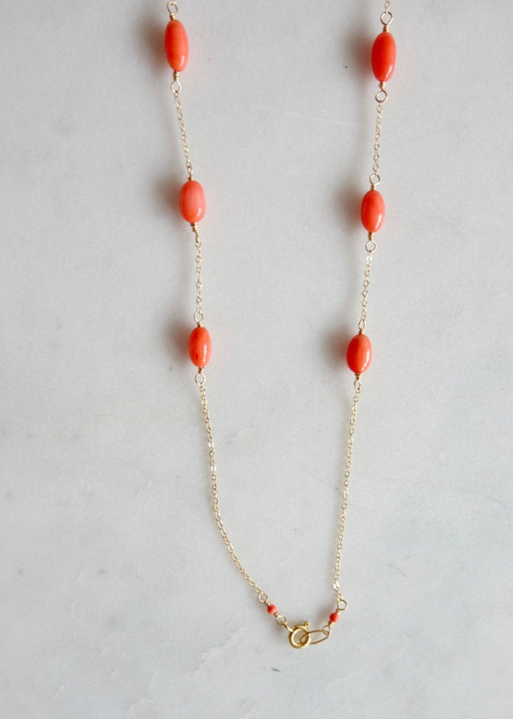 James & Jezebelle | Coral Necklace