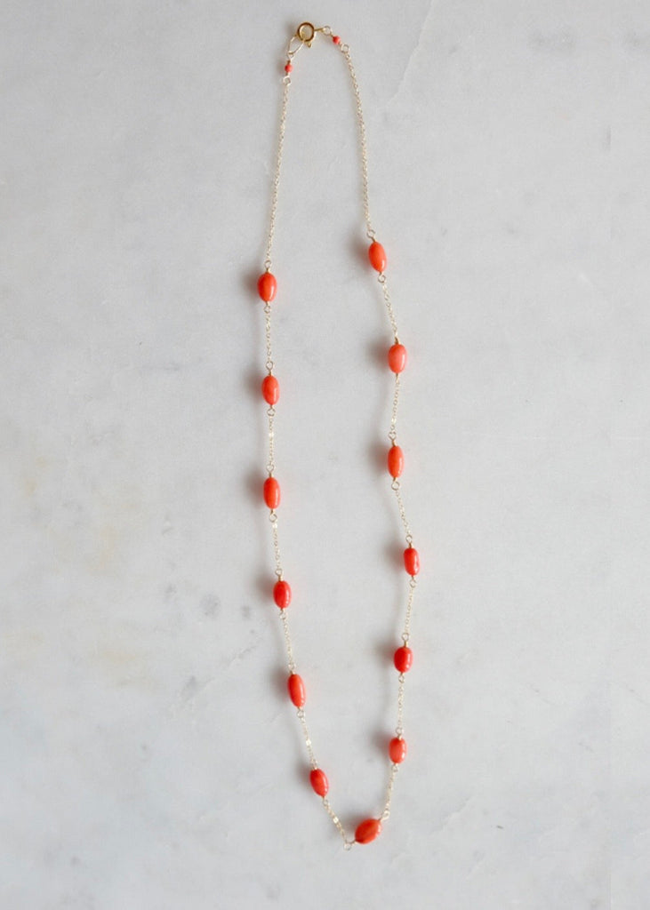 James & Jezebelle | Coral Necklace