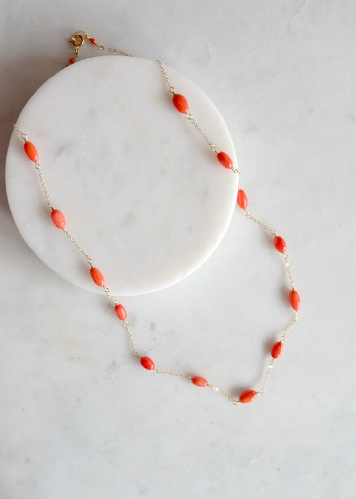 James & Jezebelle | Coral Necklace