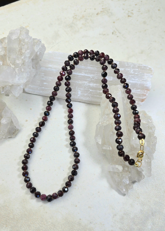 James + Jezebelle | Garnet Necklace