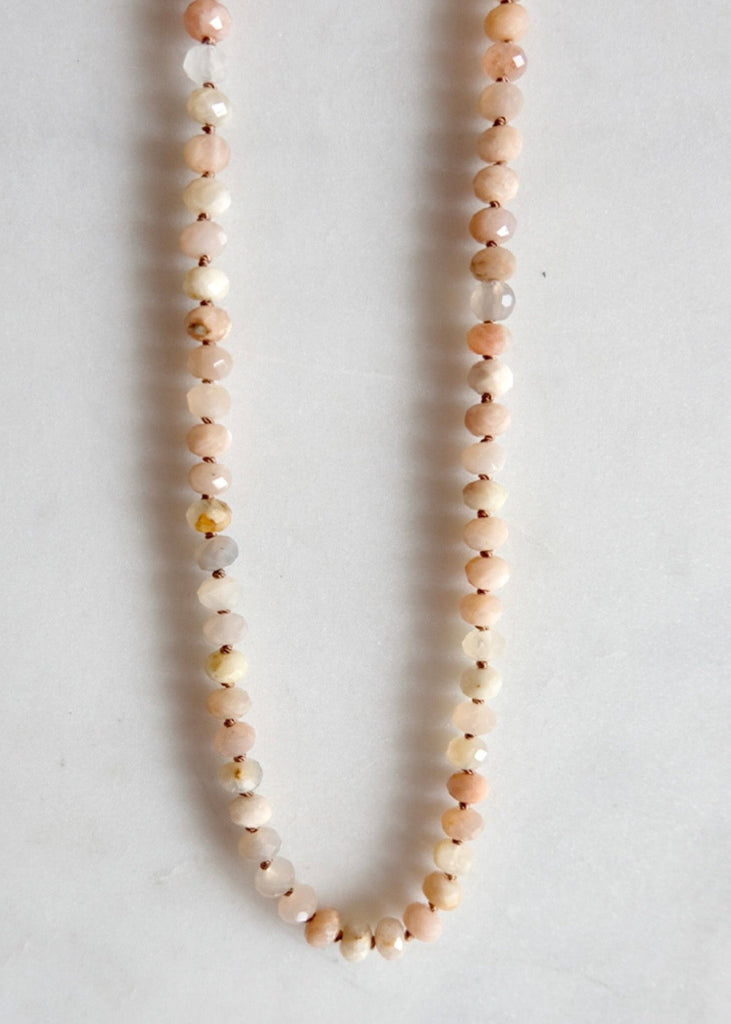 James + Jezebelle | Glynnis Peach Moonstone Necklace