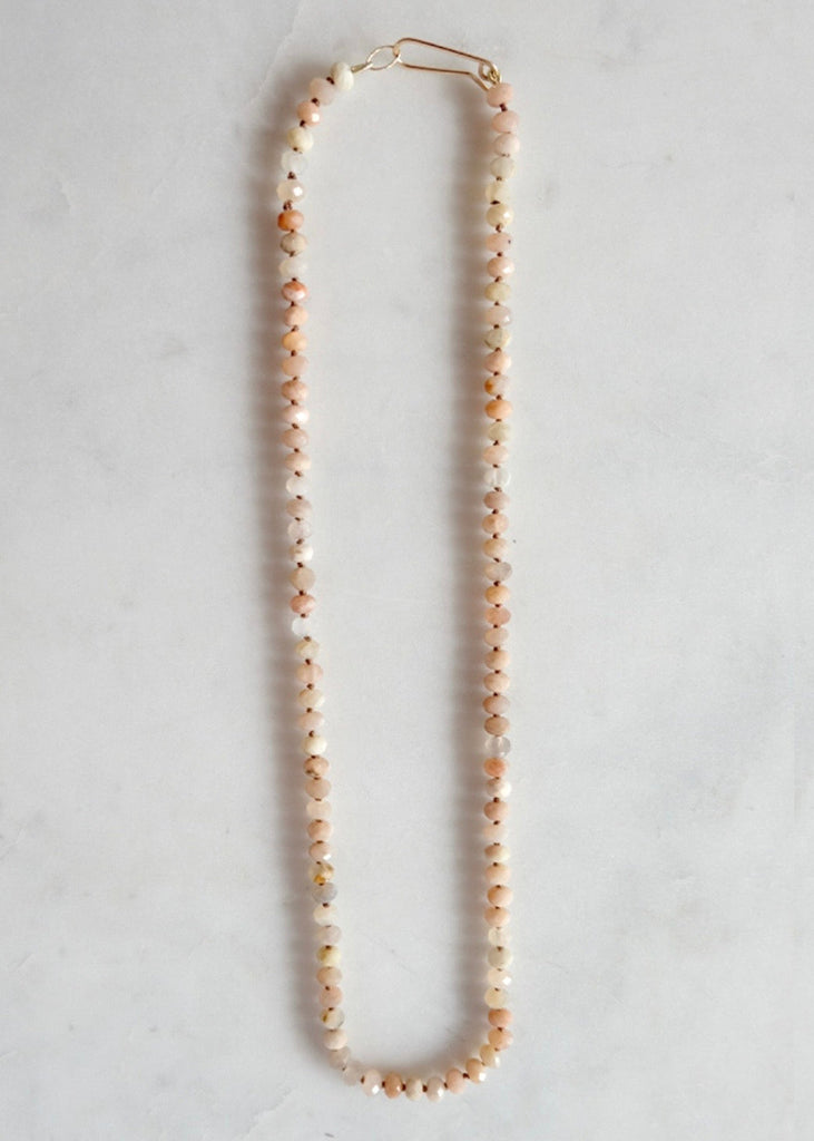 James + Jezebelle | Glynnis Peach Moonstone Necklace