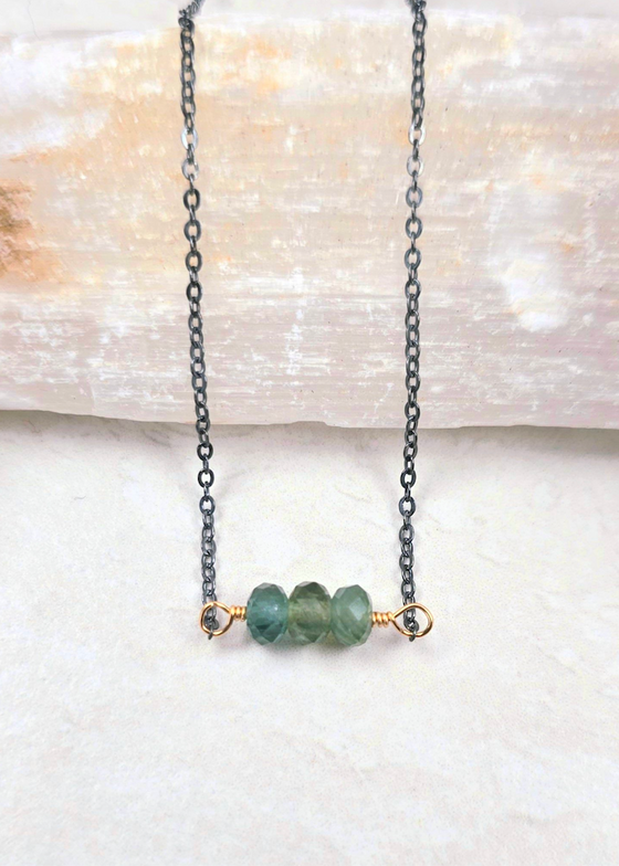 James + Jezebelle | Green Apatite Necklace