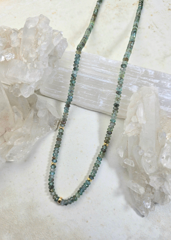 James + Jezebelle | Green Apatite Necklace