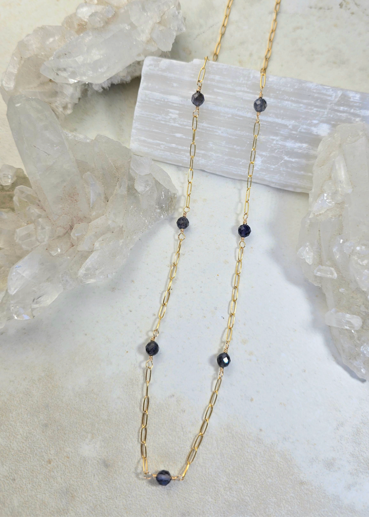 James + Jezebelle | Iolite Necklace