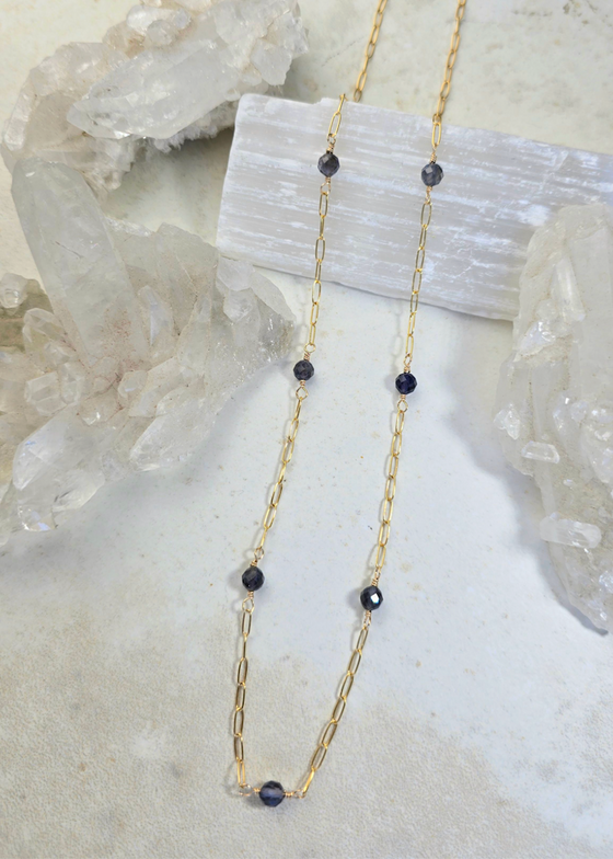 James + Jezebelle | Iolite Necklace
