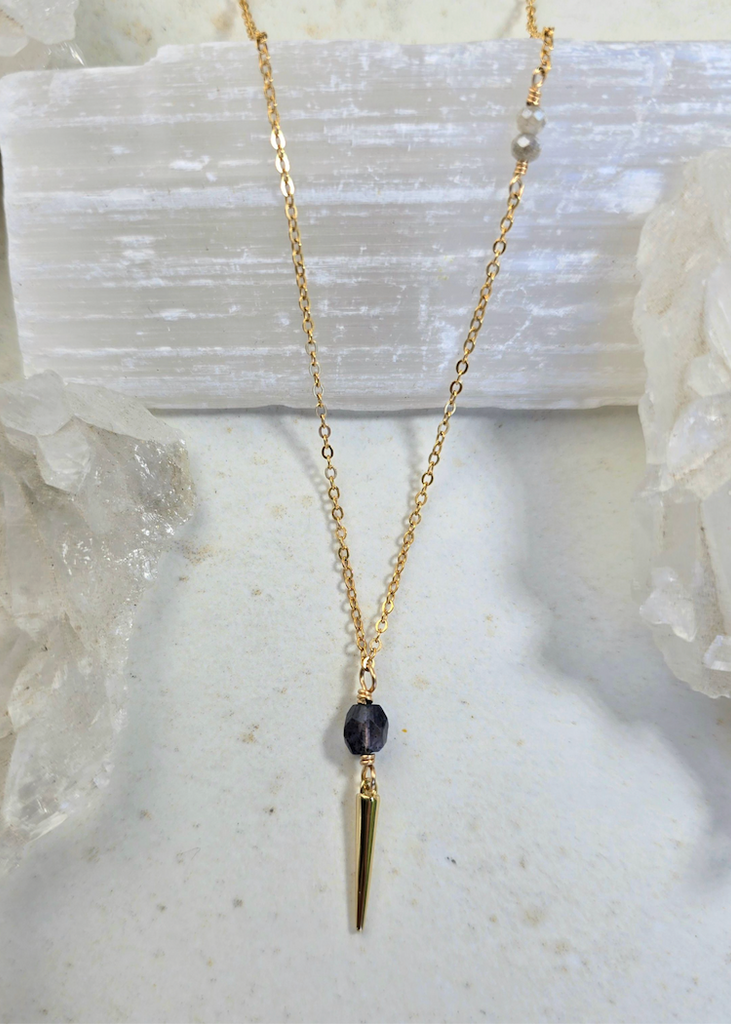 James + Jezebelle | Iolite Spike Necklace