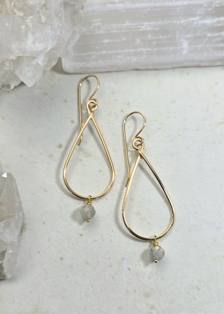 James + Jezebelle | Labradorite Hoop