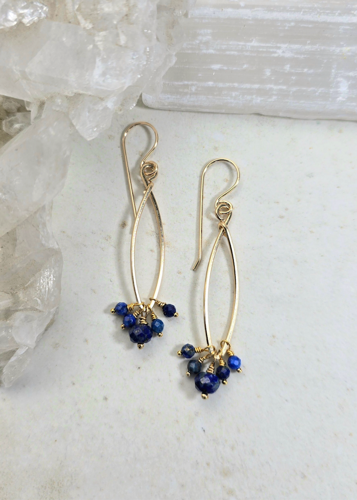 James + Jezebelle | Lapis Hoop