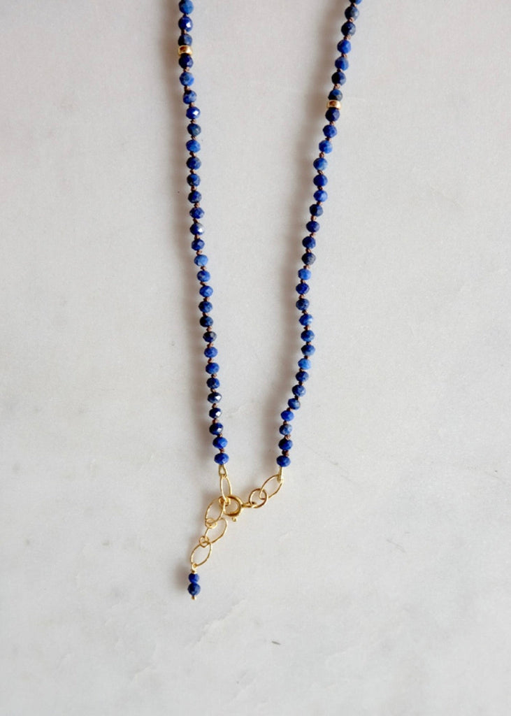 James & Jezebelle | Lapis, Turquoise & Ruby Necklace
