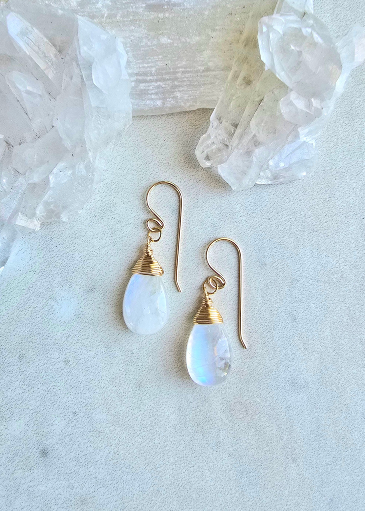 James & Jezebelle | Moonstone Earrings