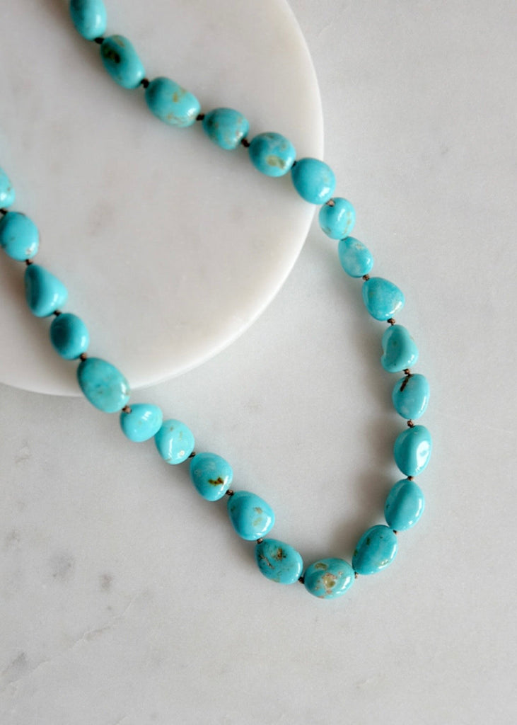 James & Jezebelle | Natural Blue Sonoran Turquoise Necklace
