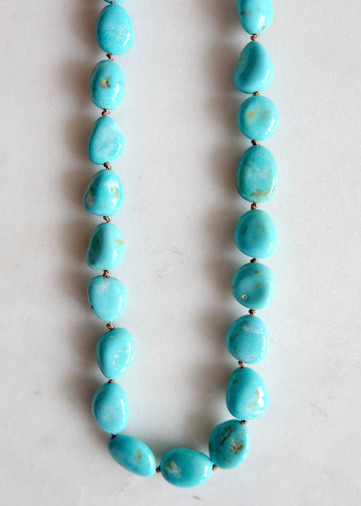 James & Jezebelle | Natural Blue Sonoran Turquoise Necklace