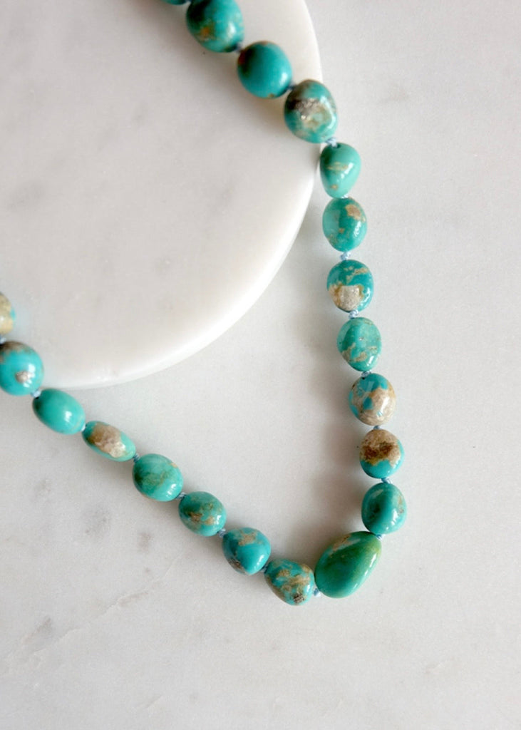 James & Jezebelle | Natural Green Sonoran Turquoise Necklace