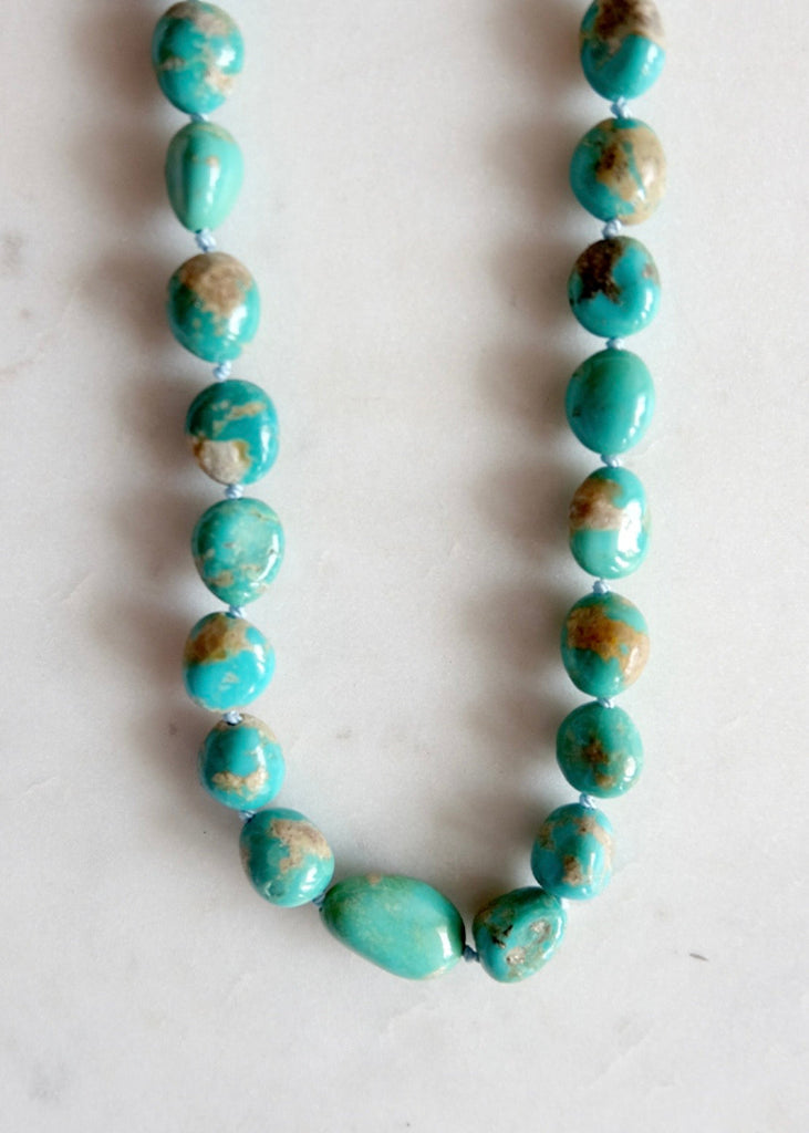 James & Jezebelle | Natural Green Sonoran Turquoise Necklace