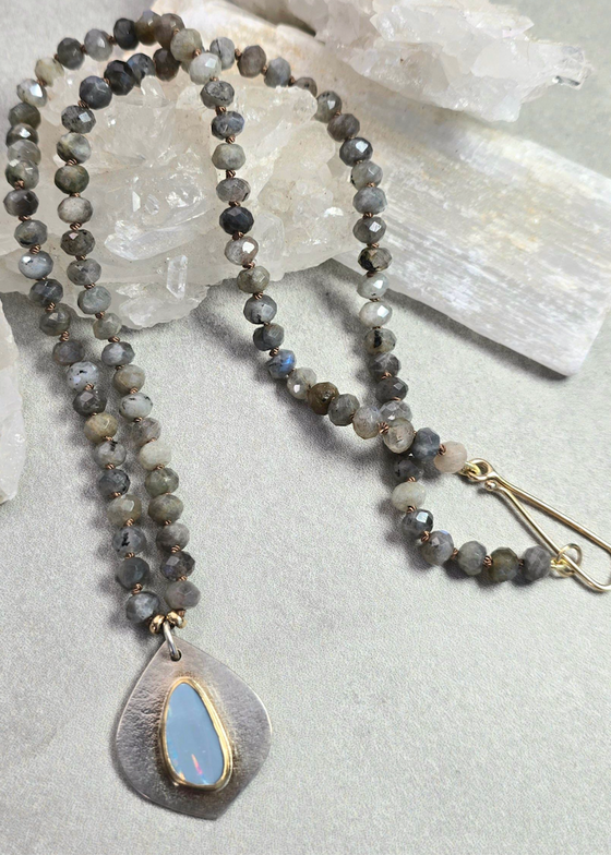 James + Jezebelle | Opal + Labradorite Necklace