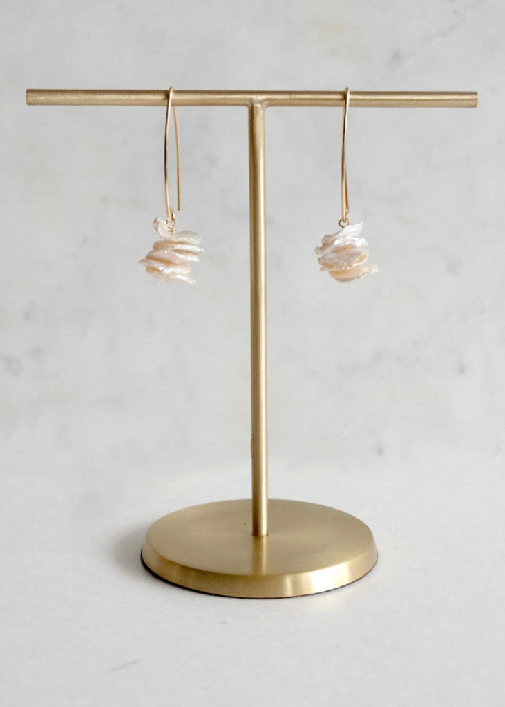 James & Jezebelle | Petal Pearl Earrings