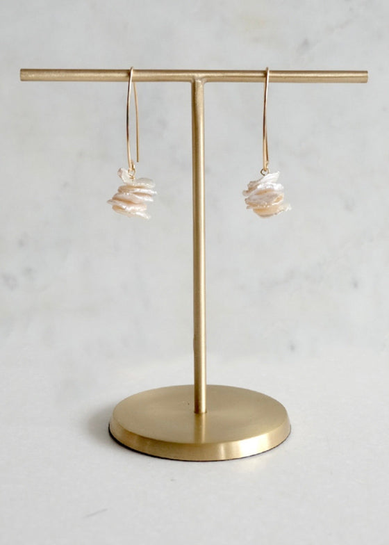 James & Jezebelle | Petal Pearl Earrings