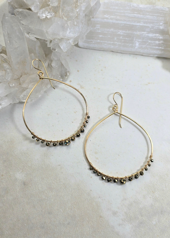 James + Jezebelle | Pyrite Hoop