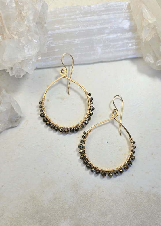 James + Jezebelle | Pyrite Hoop