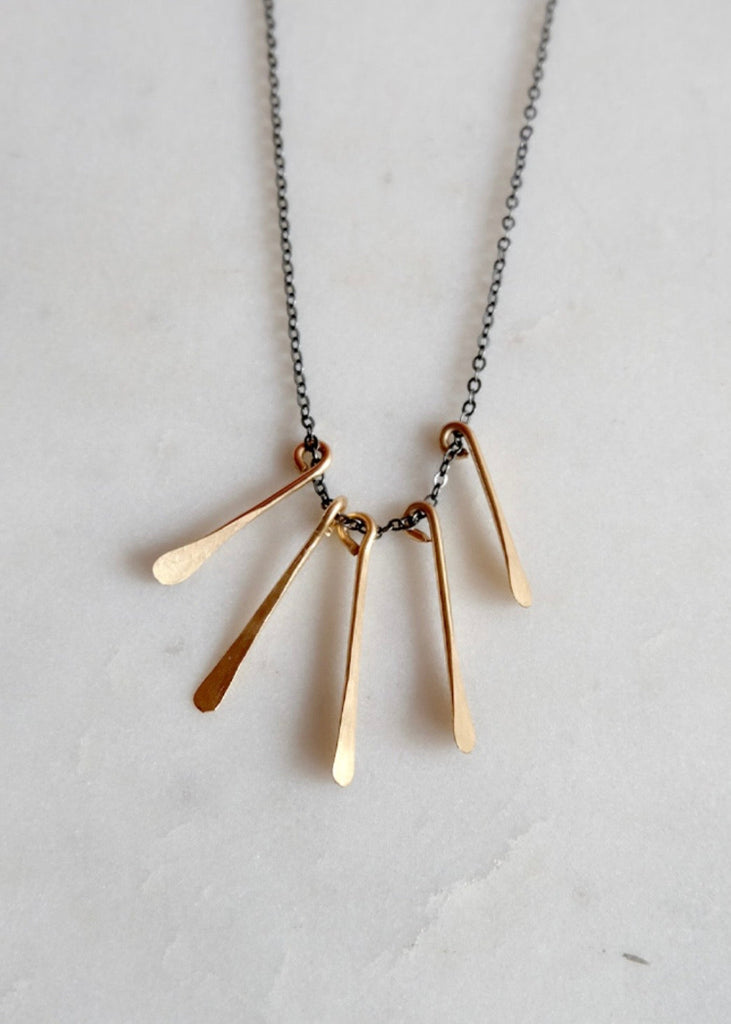 James & Jezebelle | Ray of Spikes Necklace