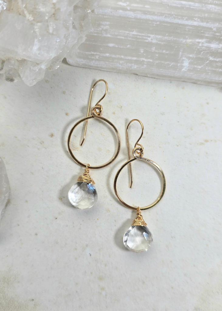 James + Jezebelle | Rock Crystal Hoop