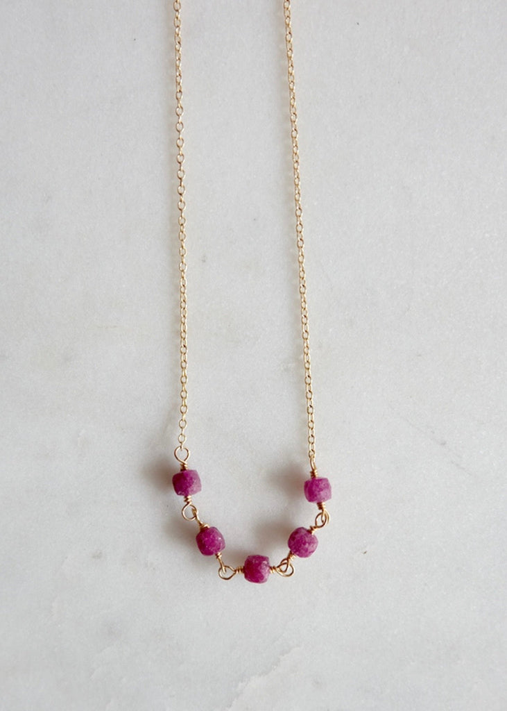 James & Jezebelle | Ruby Necklace