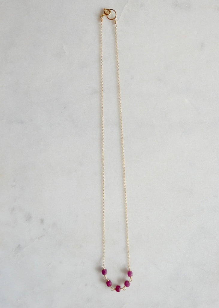 James & Jezebelle | Ruby Necklace