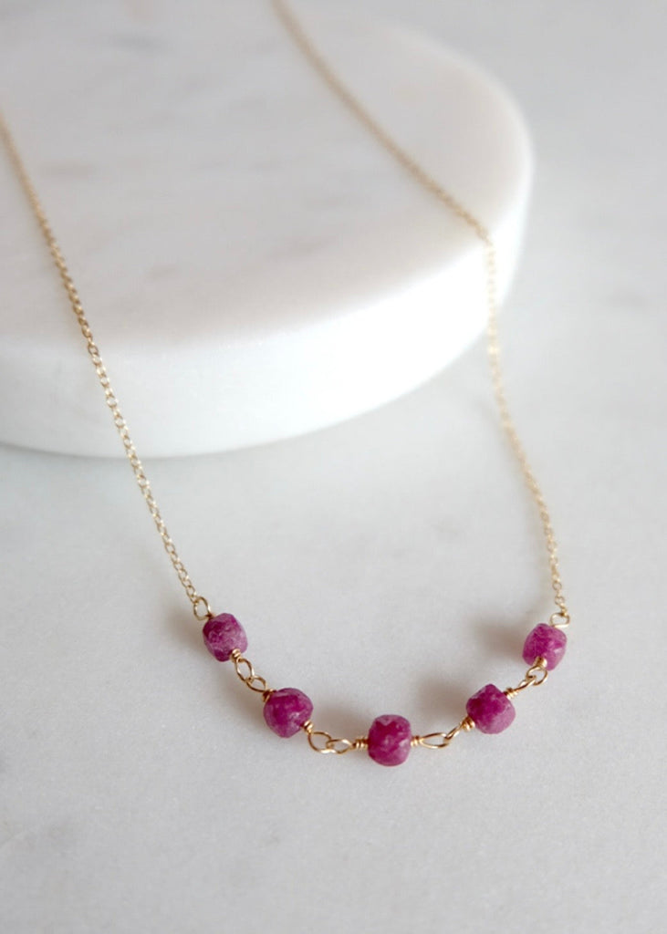 James & Jezebelle | Ruby Necklace