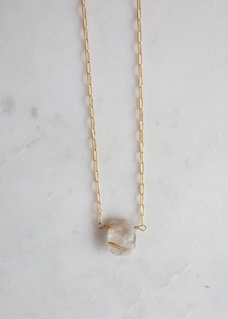James & Jezebelle | Rutilated Quartz Necklace