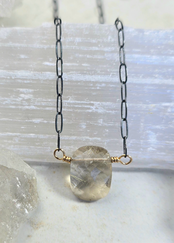 James + Jezebelle | Rutilated Quartz Necklace