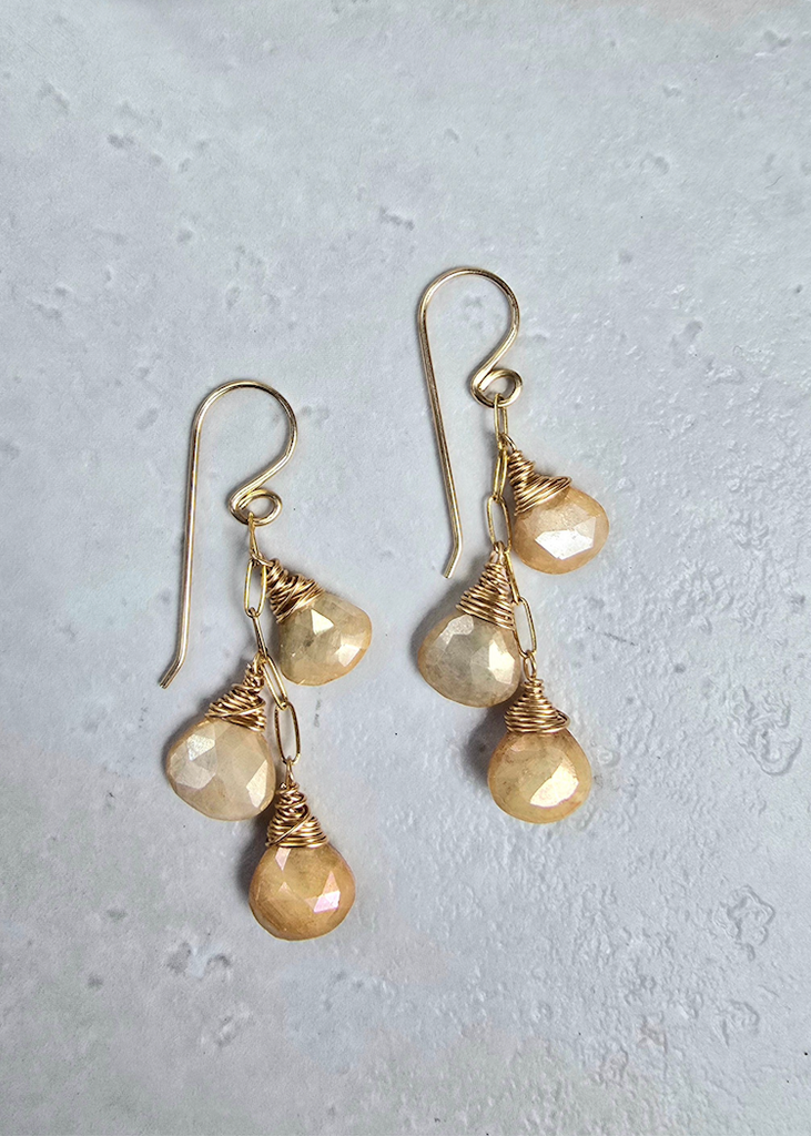 James & Jezebelle | Silverite Cluster Earring