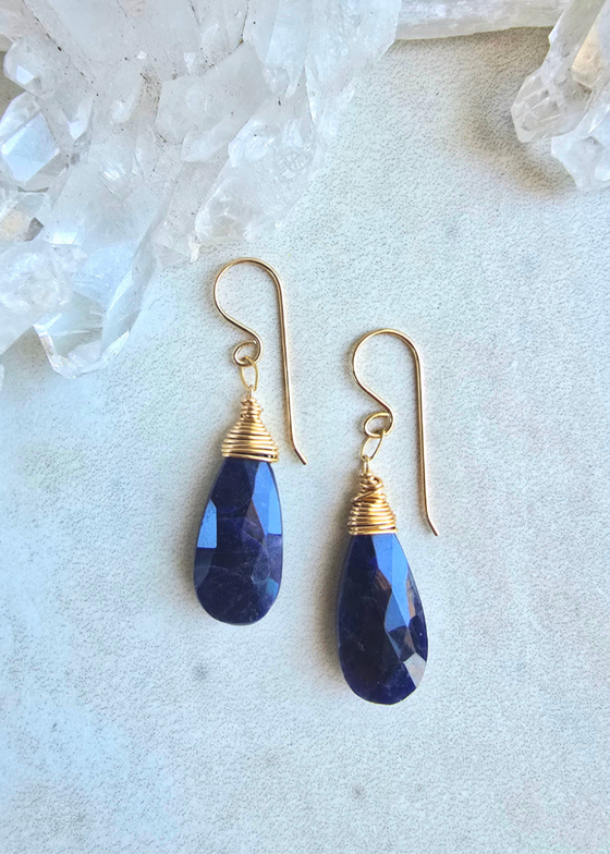 James & Jezebelle | Sodalite Earrings